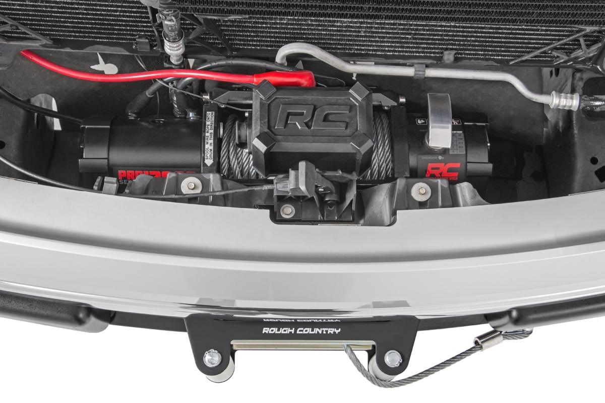 Ford F-150 Hidden Winch Mounting Plate - Front - Rough Country - '09-'14